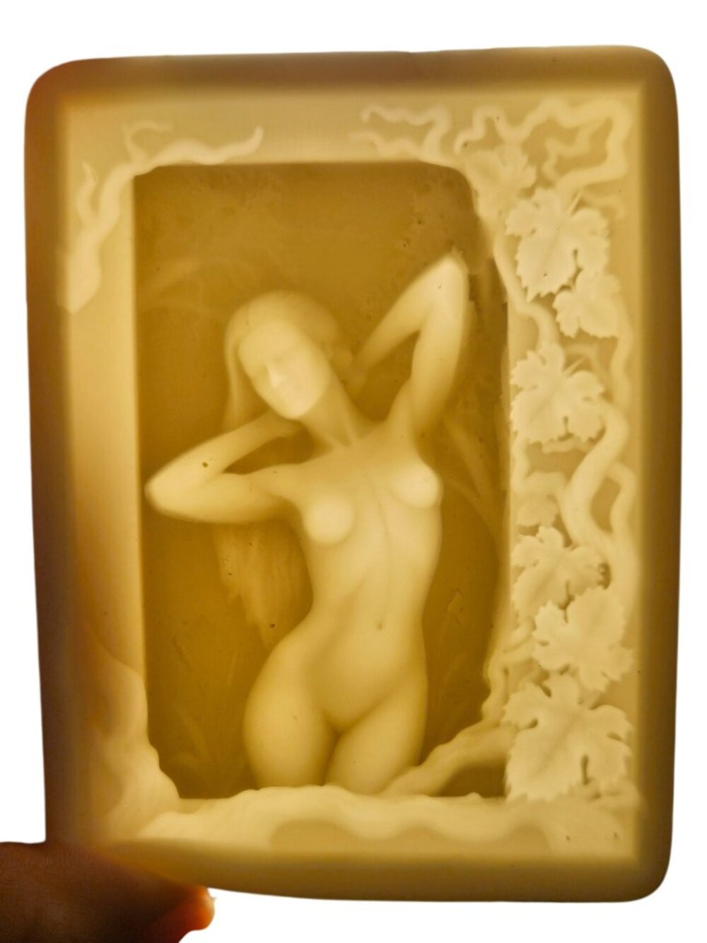 Nude Serene Woman Silicone Mold